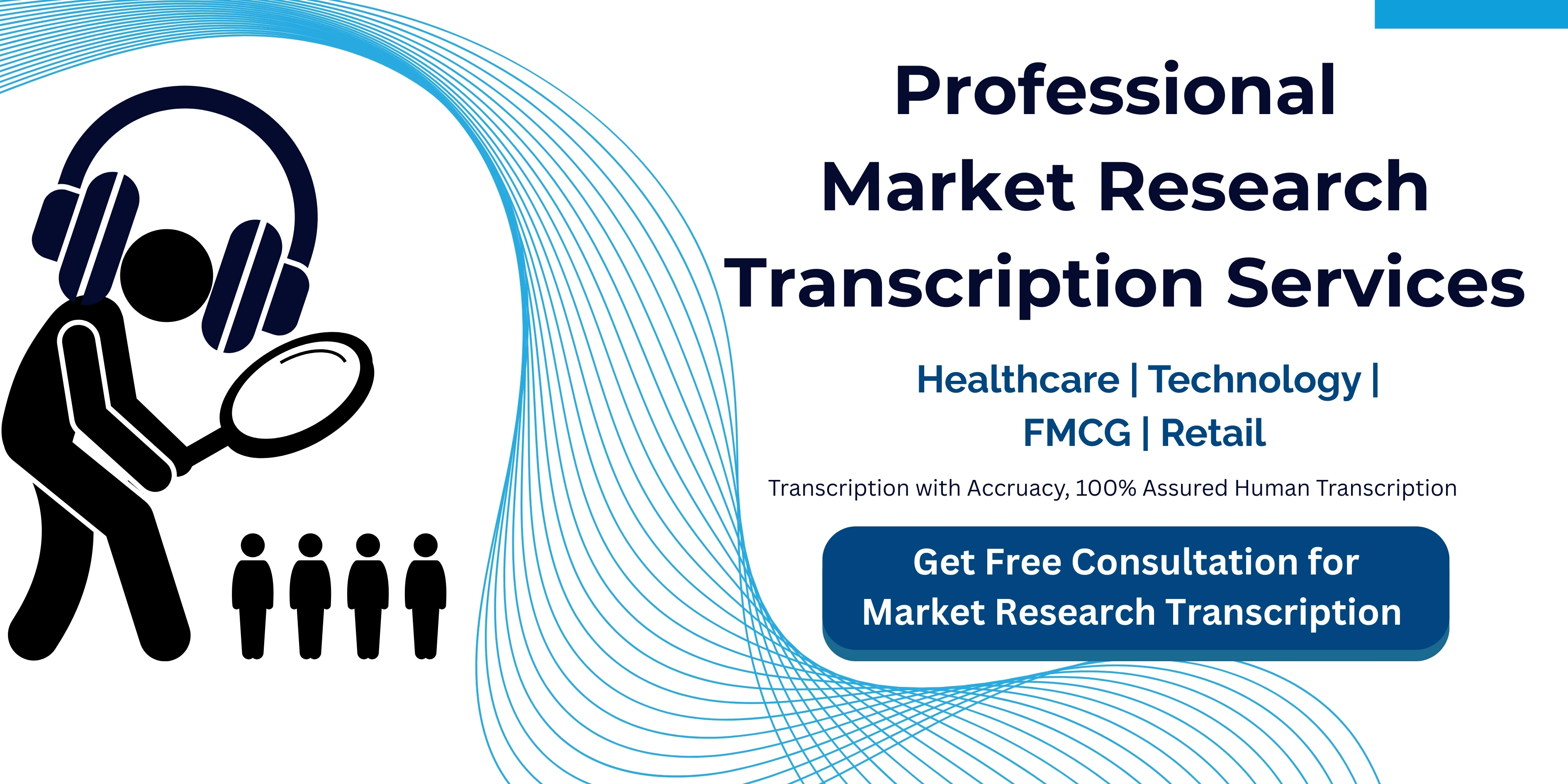 Market Research Transcription Banner